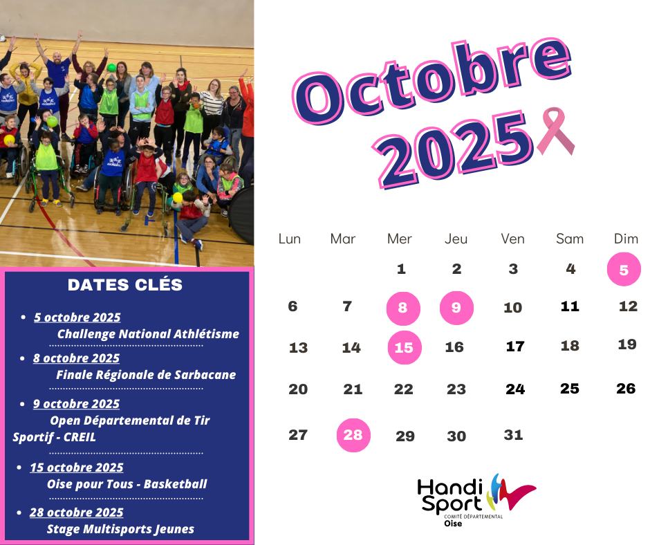 You are currently viewing CALENDRIER Octobre 2025