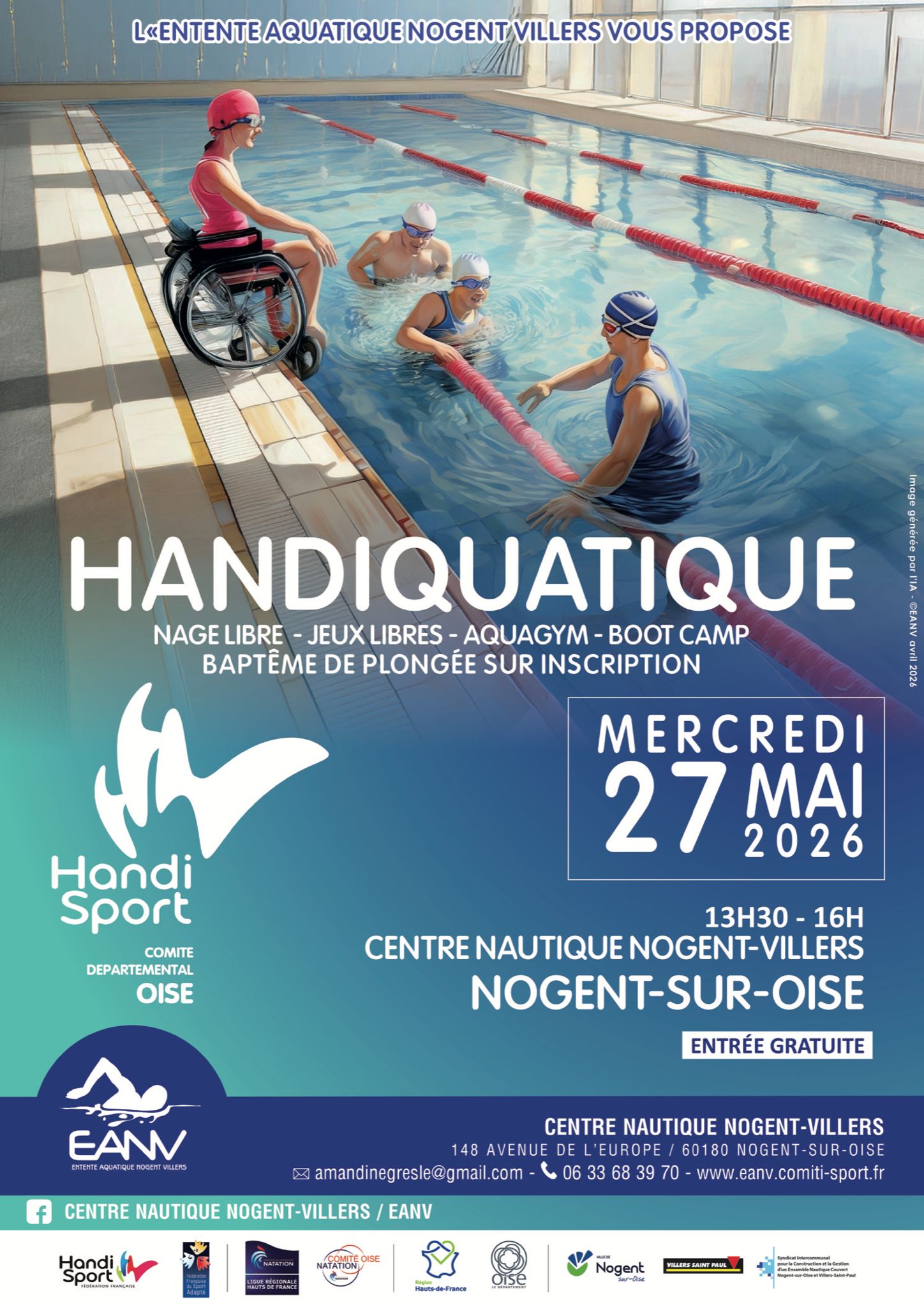 You are currently viewing 💦 HANDIQUATIQUE – Une après-midi sportive et inclusive ! 💦